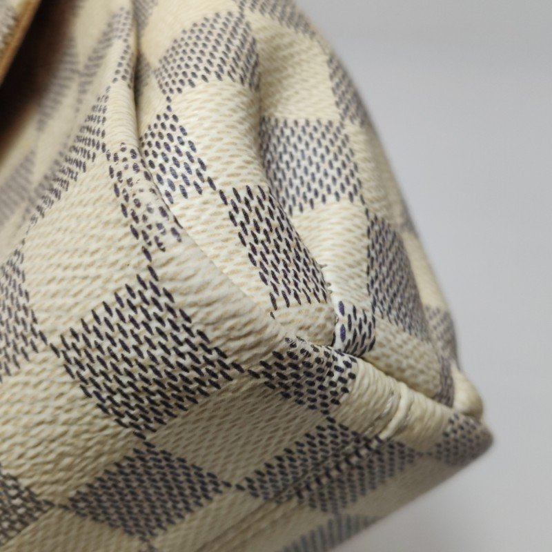 Louis Vuitton(LV)Croisette植鞣革棋盤格S-lock鎖扣斜挎包單肩包-20