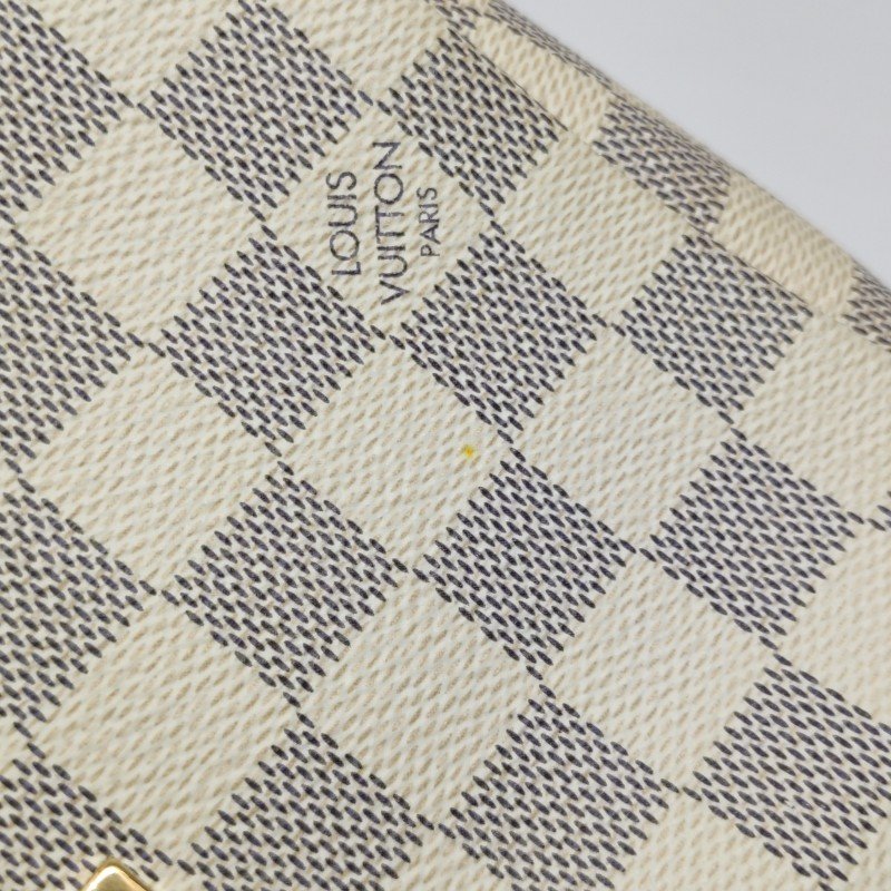 Louis Vuitton(LV)Croisette植鞣革棋盤格S-lock鎖扣斜挎包單肩包-22