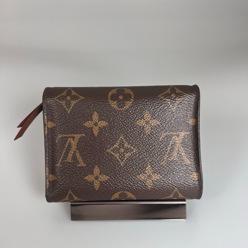 LV M62472/晶片款 老花Victorine短夾-1