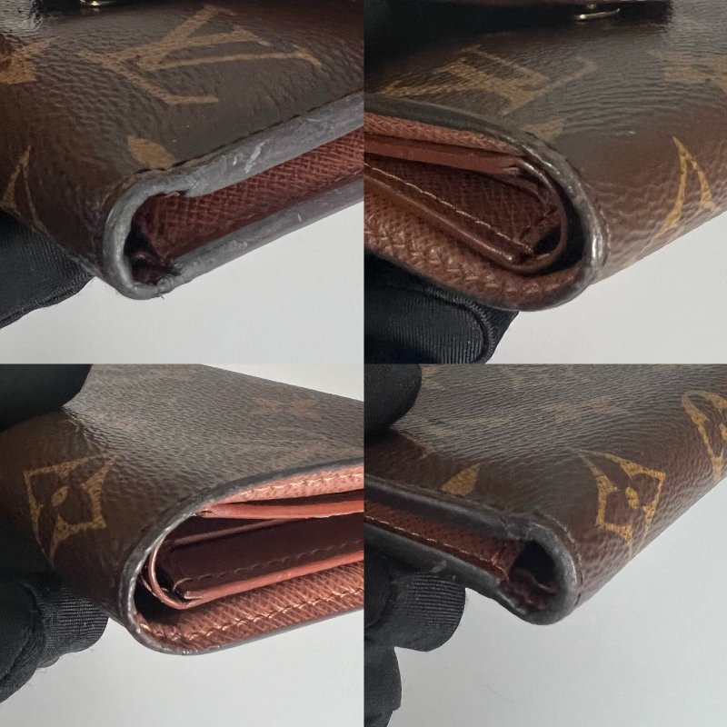 LV M62472/晶片款 老花Victorine短夾-12