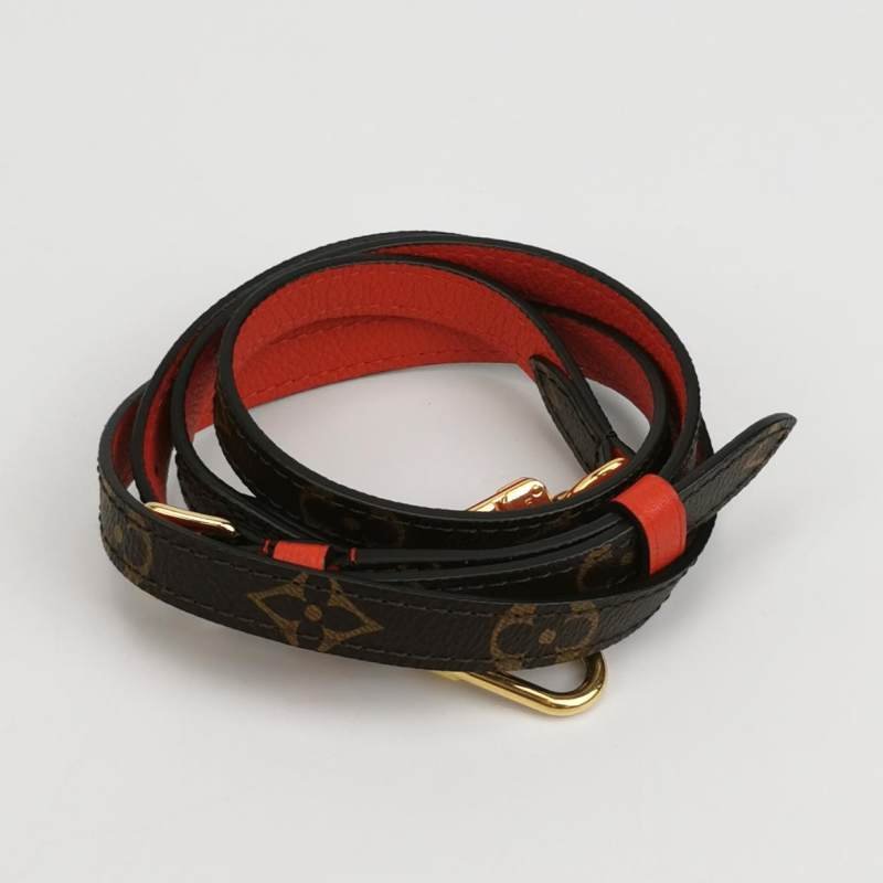 Louis Vuitton(LV)Marignan牛皮植鞣革老花拼皮鎖頭扣斜挎包單肩包晶片款-8