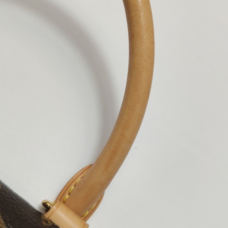 Louis Vuitton(LV)Marignan牛皮植鞣革老花拼皮鎖頭扣斜挎包單肩包晶片款-13