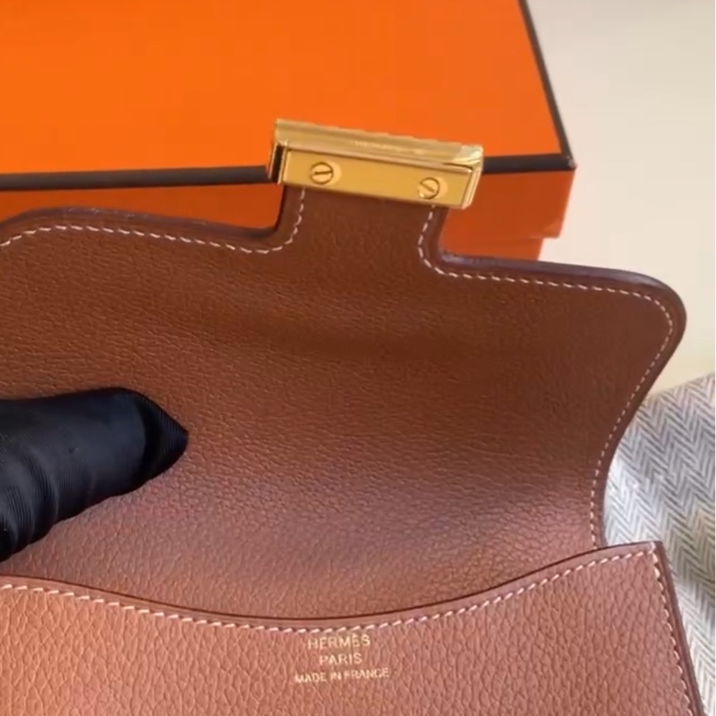 Hermes 三大金剛色 金棕金 康康 Constance slim-2
