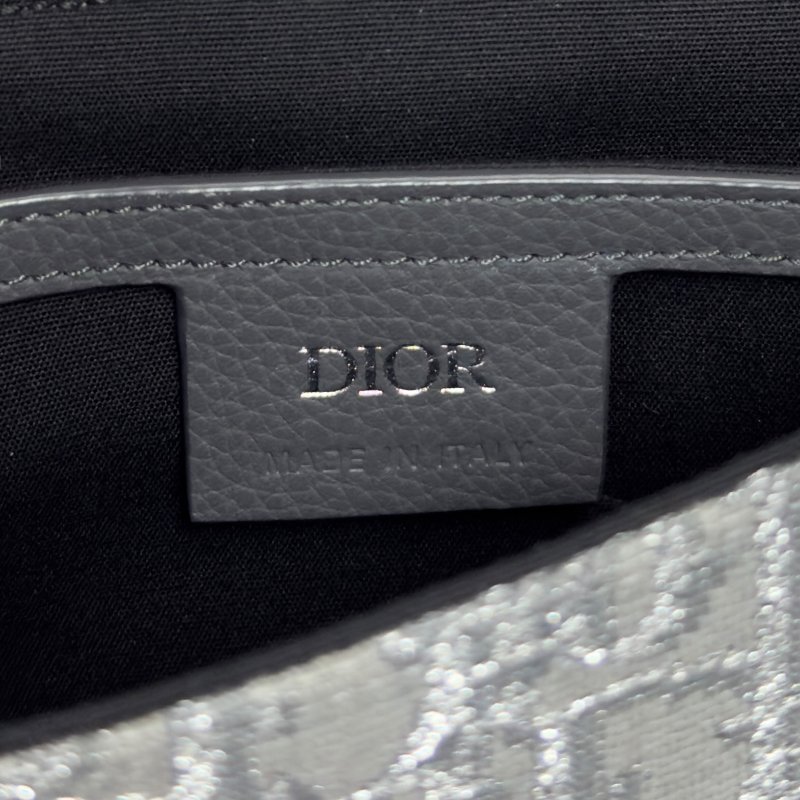 DIOR Mini Saddle 閃爍 斜揹袋-18