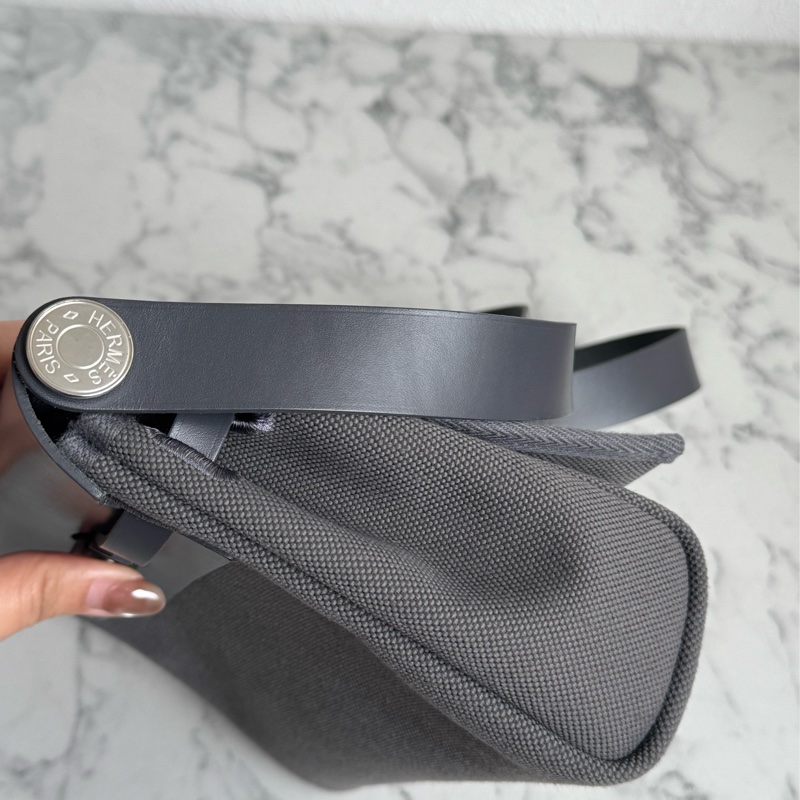 Hermes石板灰mini herbag 上身超美😻-4