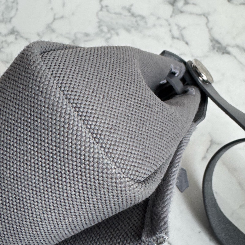 Hermes石板灰mini herbag 上身超美😻-6