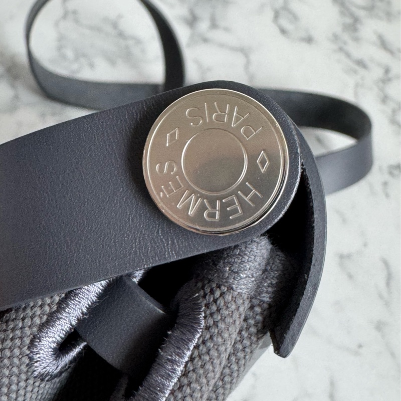 Hermes石板灰mini herbag 上身超美😻-8