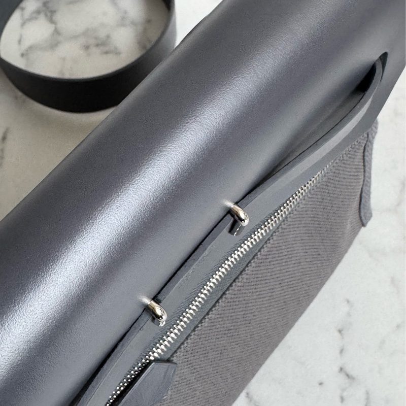 Hermes石板灰mini herbag 上身超美😻-16