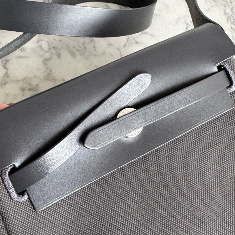 Hermes石板灰mini herbag 上身超美😻-17