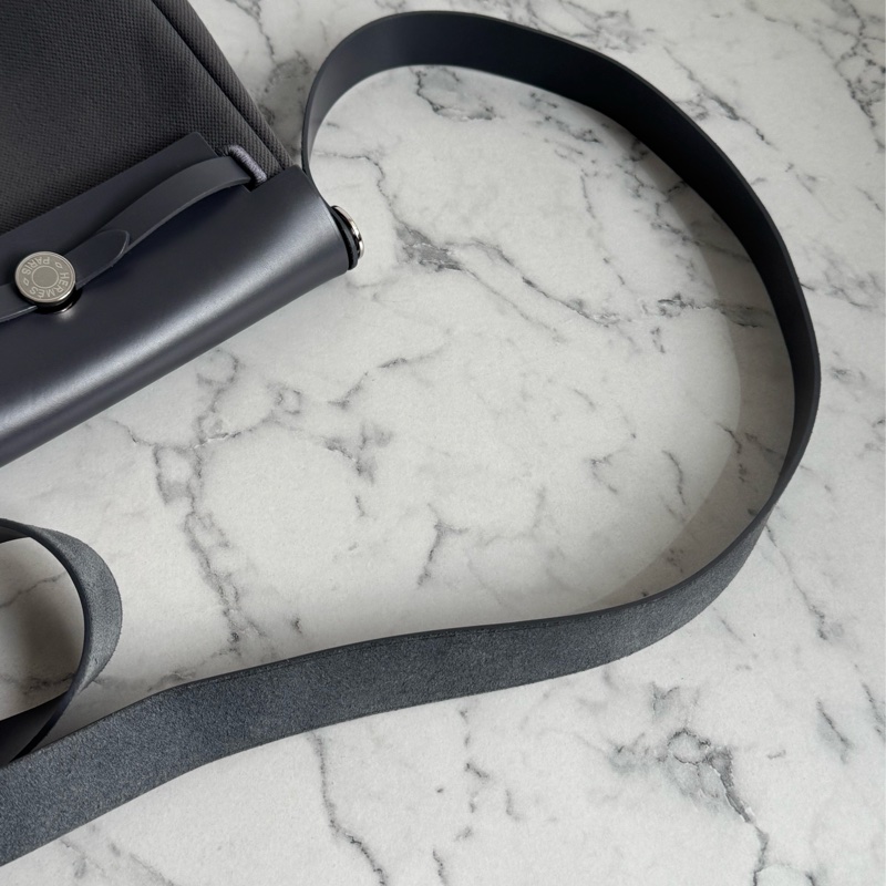 Hermes石板灰mini herbag 上身超美😻-27