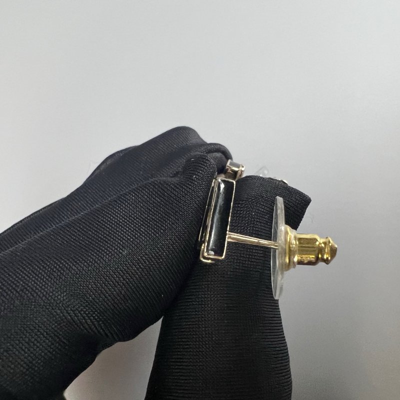 CHANEL 銀字母珍珠耳環 A22/K-7