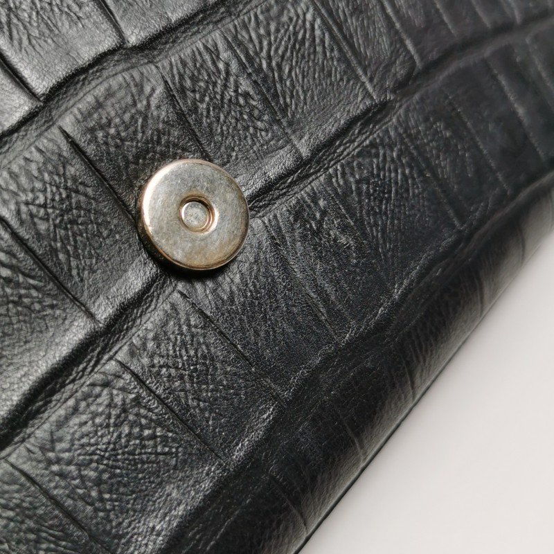 Saint Laurent Kate凱特包中號牛皮純色鱷魚紋YSL標誌流蘇單肩包-11