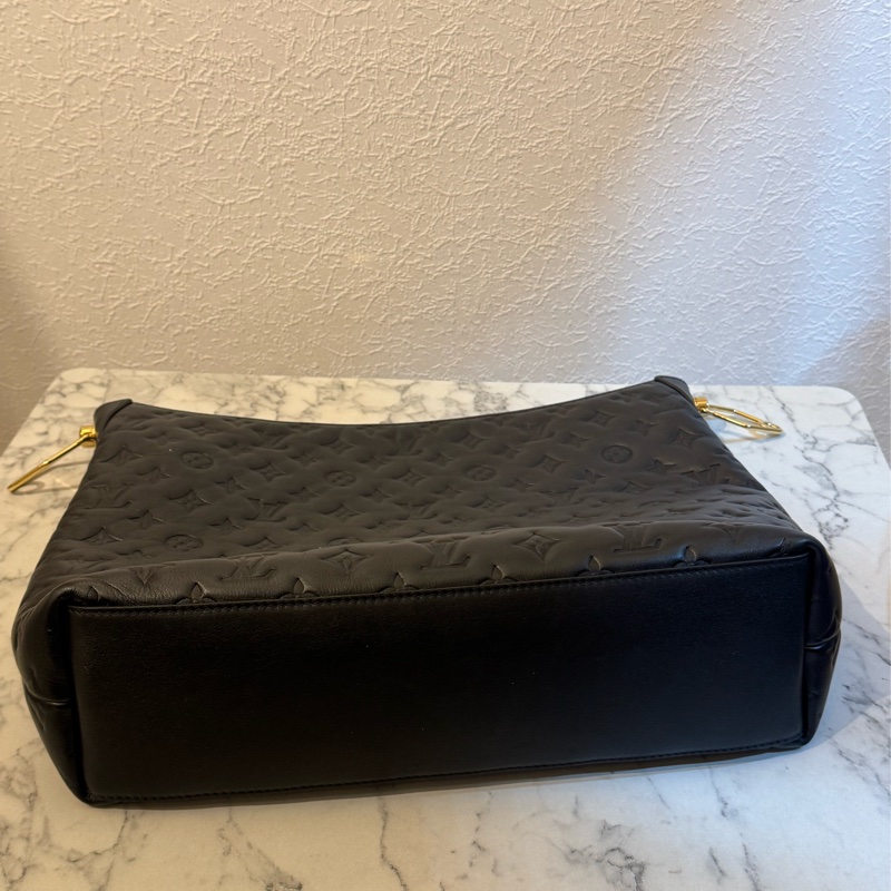 LV M12068黑壓紋 Coussin HOBO MM兩用包-5