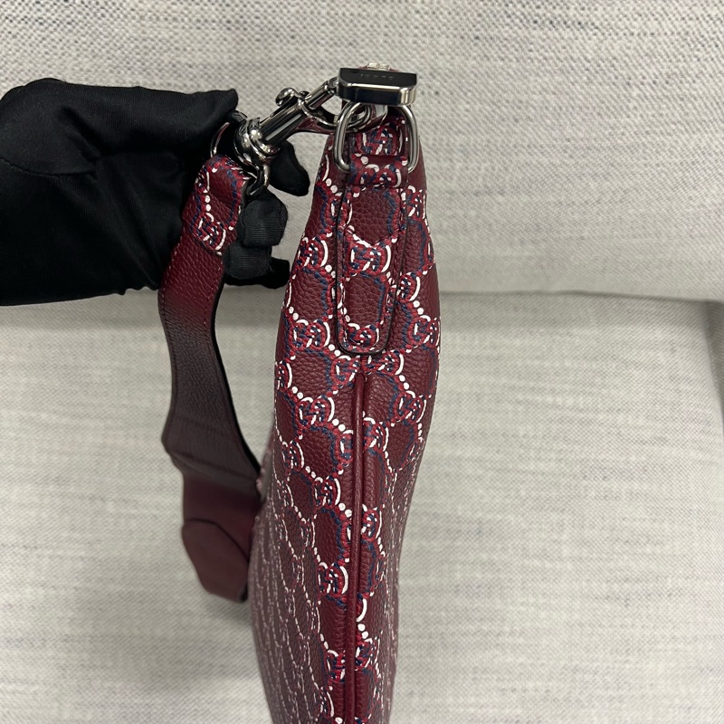 Gucci 新款安可拉红老花hobo 秀款-4