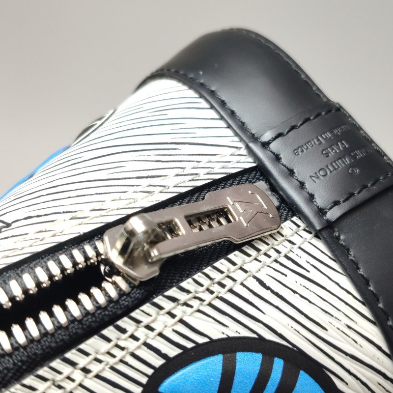 Louis Vuitton(LV)AlmaBB牛皮幾何圖案貝殼包斜挎包單肩包-11