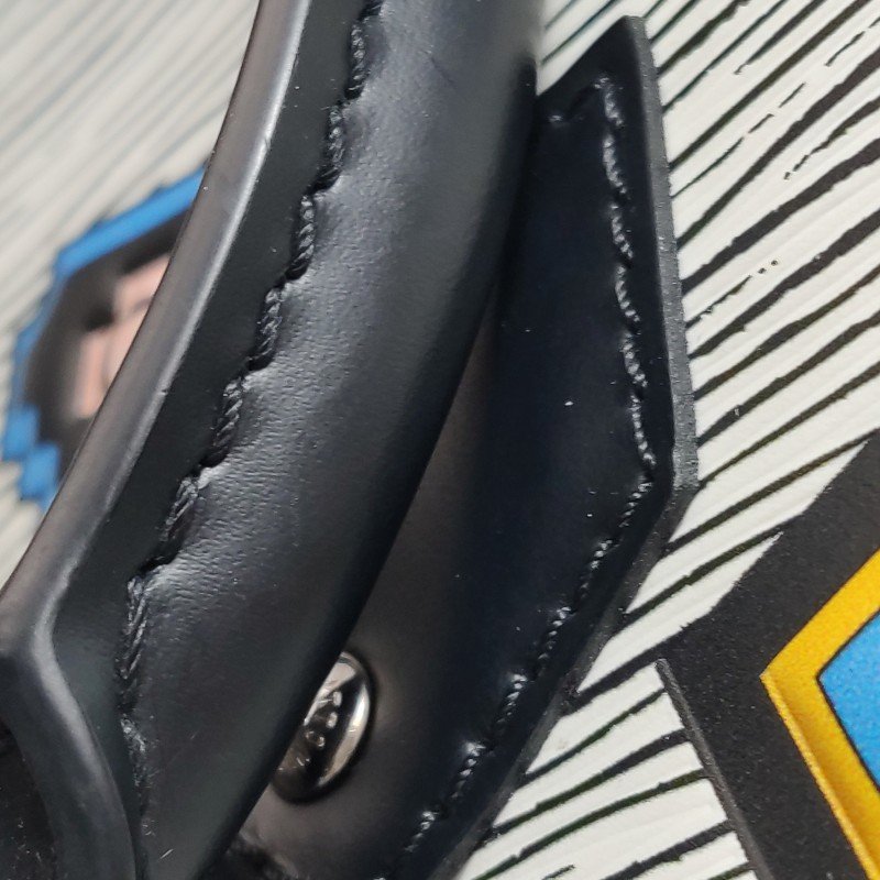 Louis Vuitton(LV)AlmaBB牛皮幾何圖案貝殼包斜挎包單肩包-12