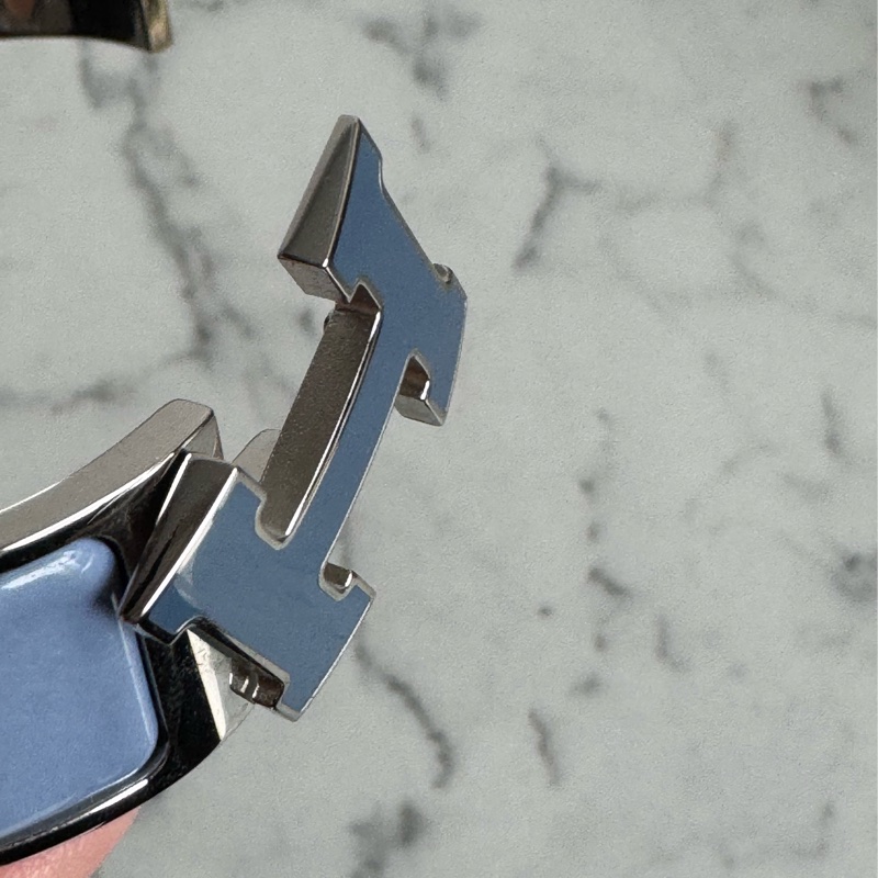 Hermes三種藍大H寬版手環 超顯白❤️❤️-13