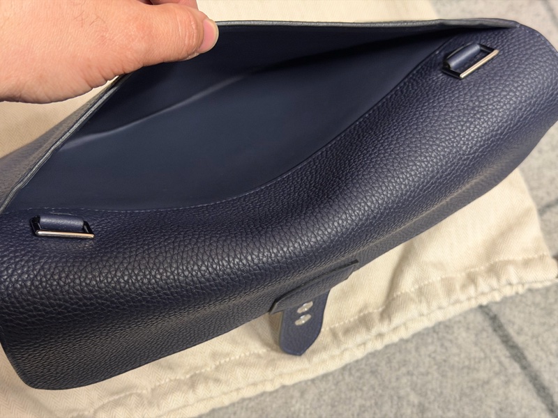 愛馬仕 Sac a Depeches 29 銀釦 九五成新-11