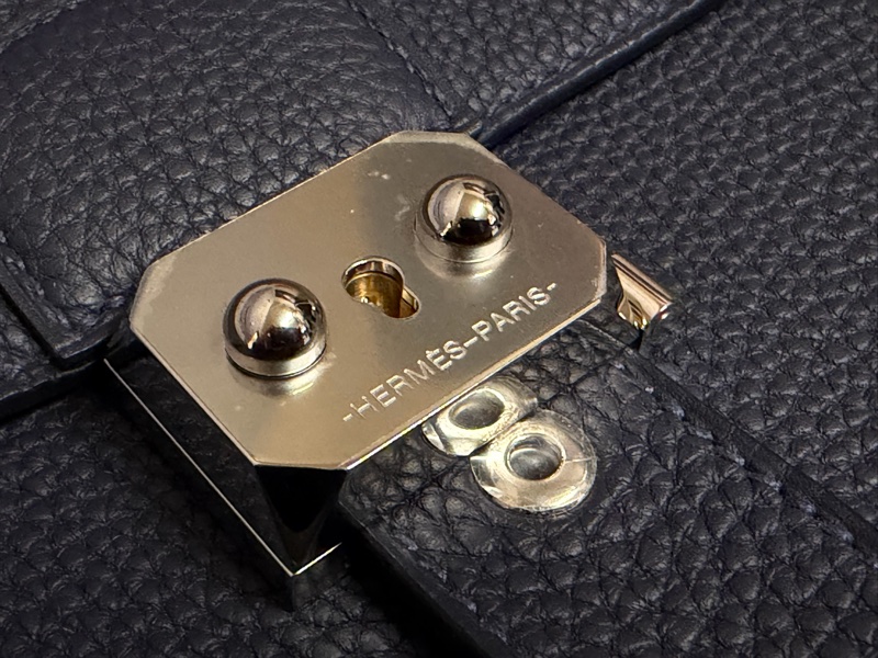 愛馬仕 Sac a Depeches 29 銀釦 九五成新-13