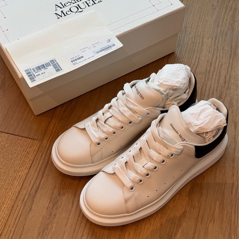 Alexander Mcqueen 經典厚底小白鞋43.5