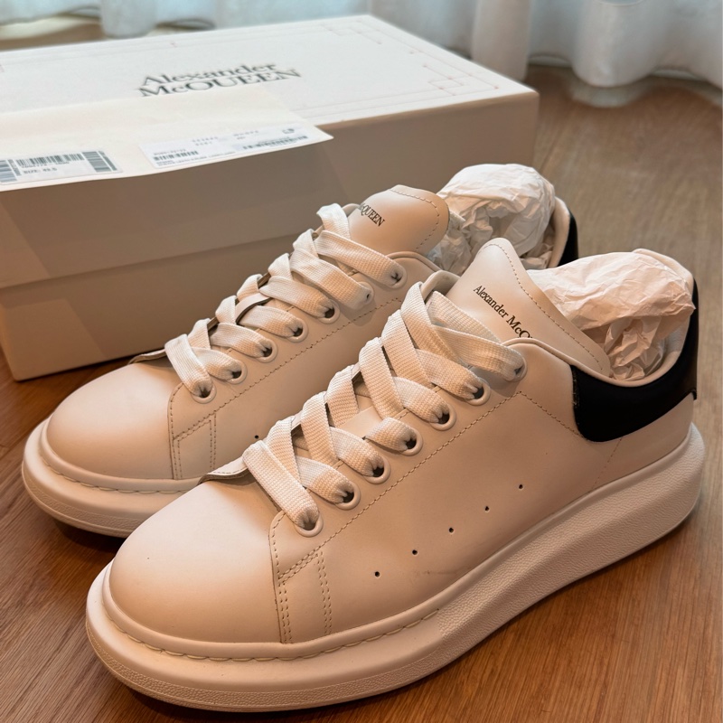 Alexander Mcqueen 經典厚底小白鞋43.5-1