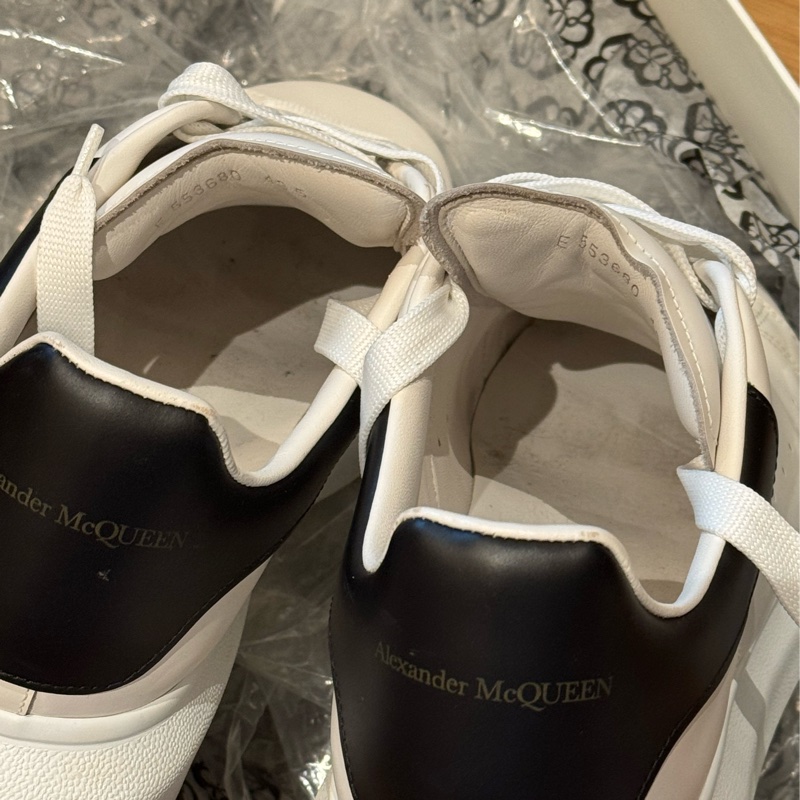 Alexander Mcqueen 經典厚底小白鞋43.5-8