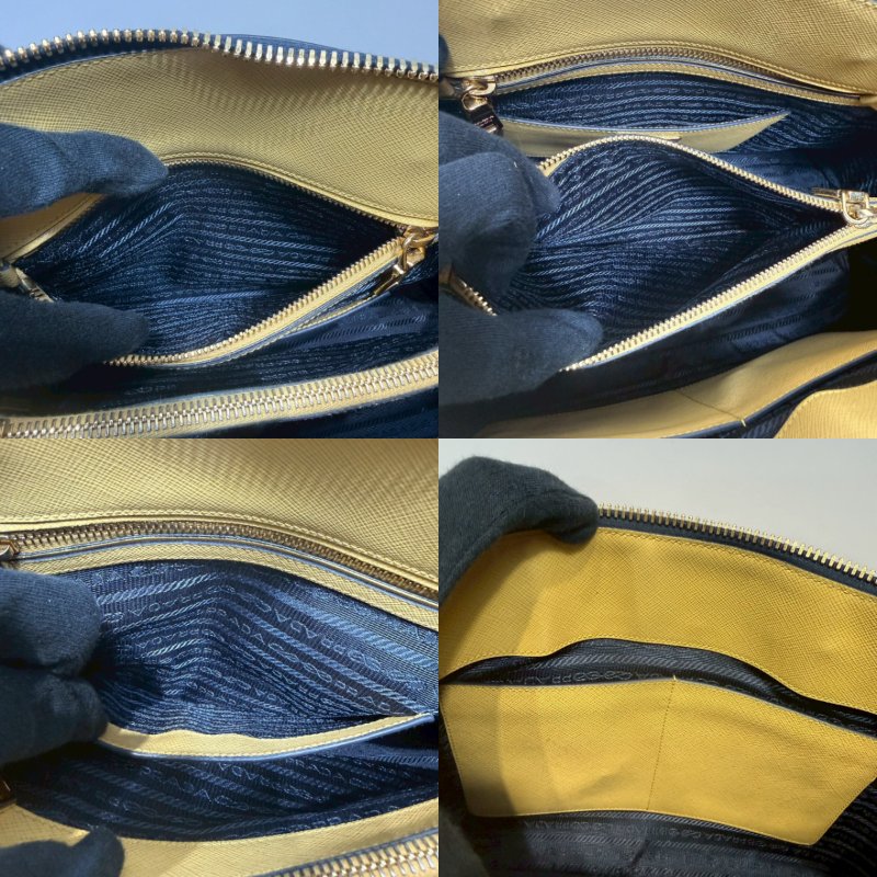 PRADA Saffiano Lux撞色手提包-4