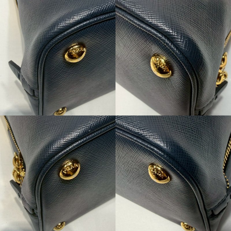 PRADA Saffiano Lux撞色手提包-8