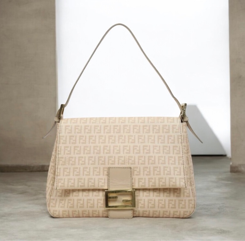 「JL精品代購」9新 FENDI 粉金 大法棍-0