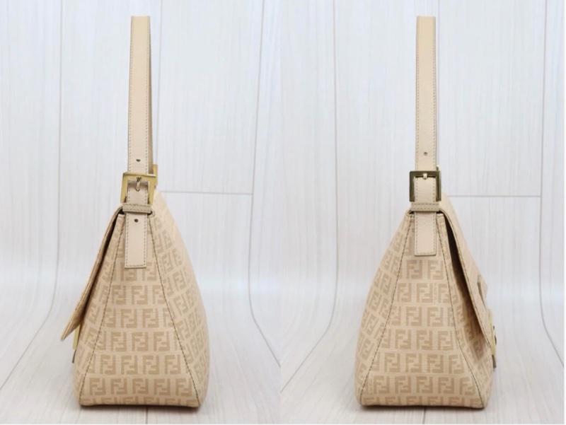 「JL精品代購」9新 FENDI 粉金 大法棍-4