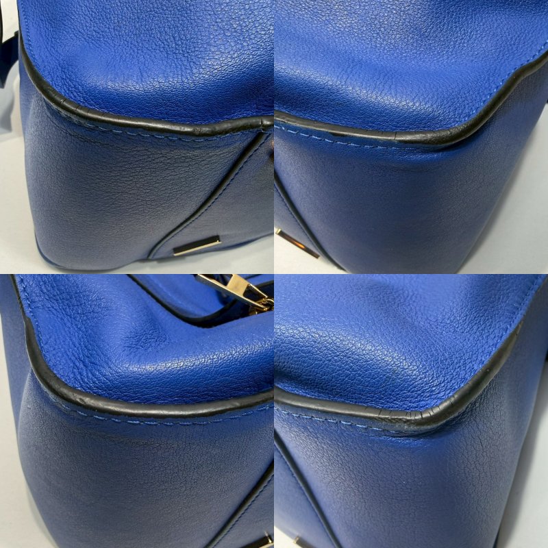 LOEWE 皇家藍中款吊床包-8