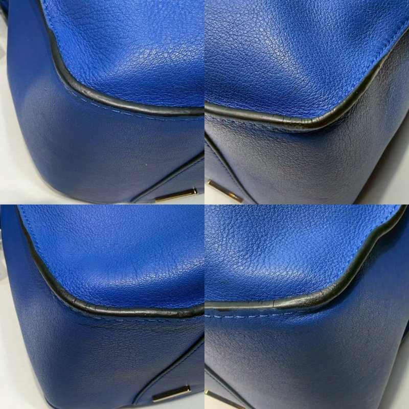 LOEWE 皇家藍中款吊床包-7