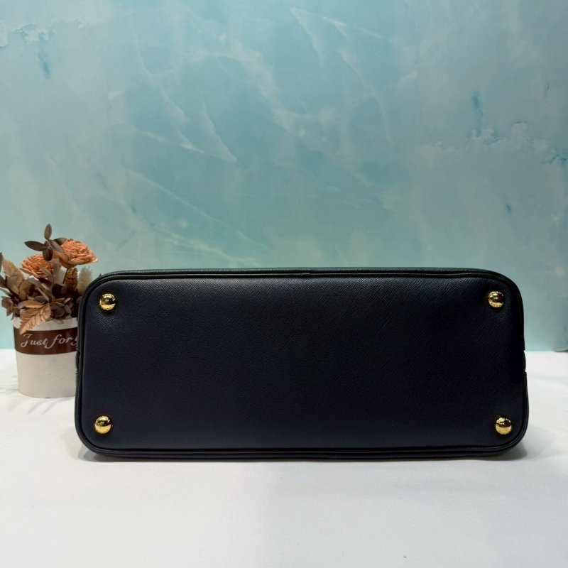 PRADA Saffiano Lux撞色手提包-5