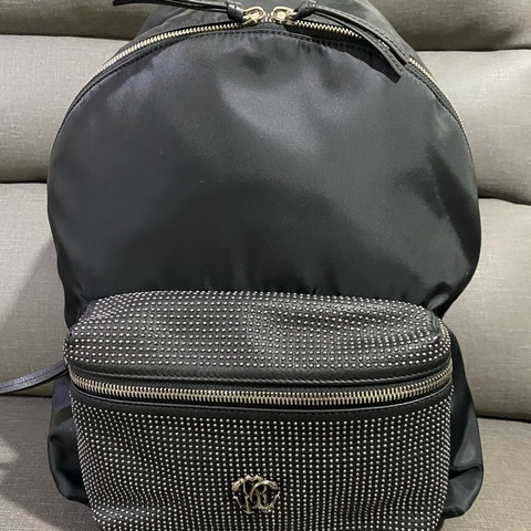 ROBERTO CAVALLI黑色後背包