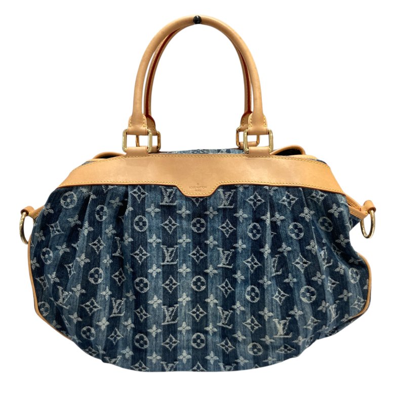 LOUIS VUITTON 路易威登 M95336 CABAS RAYE GM 旅行袋 單寧布 老花 金釦-1