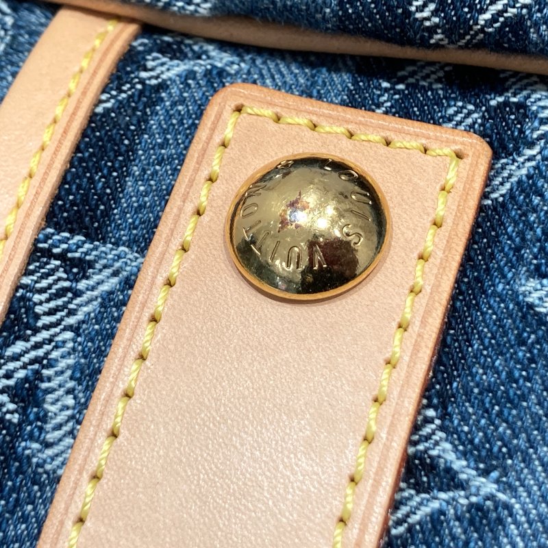 LOUIS VUITTON 路易威登 M95336 CABAS RAYE GM 旅行袋 單寧布 老花 金釦-13