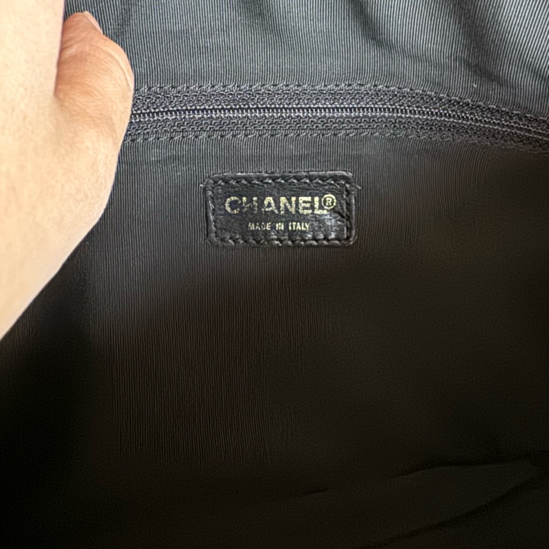 Chanel 冰格黑金單肩包-3