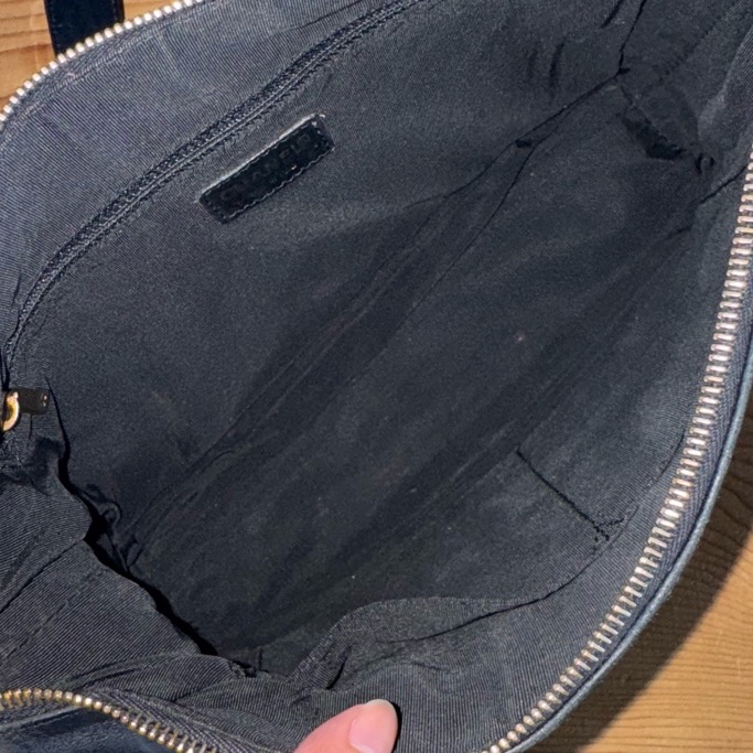 Chanel 冰格黑金單肩包-17