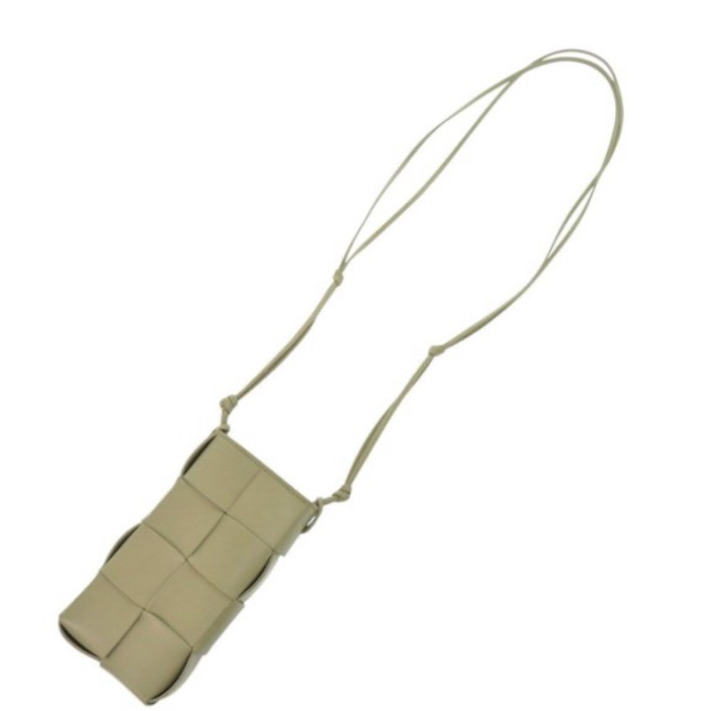 全新 BV Bottega Veneta CASSETTE 手機包 斜背小包 鼠尾草綠-4
