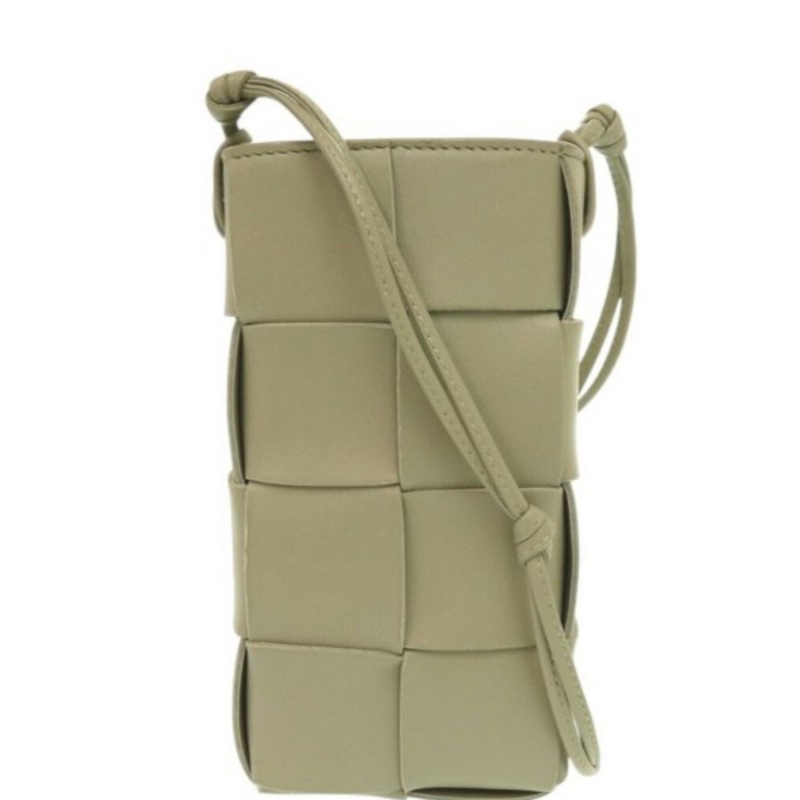 全新 BV Bottega Veneta CASSETTE 手機包 斜背小包 鼠尾草綠-4