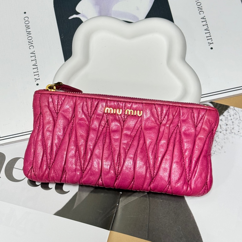 🏷️Miu Miu 千金風 羊皮零錢包-0