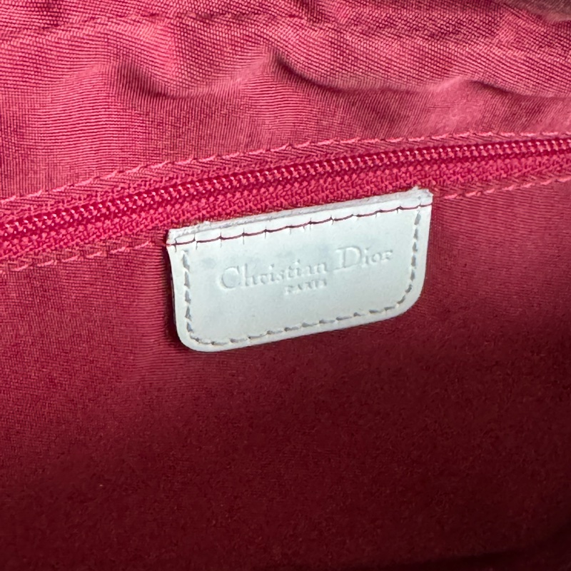 Dior 酒紅色數字老花側背包-2