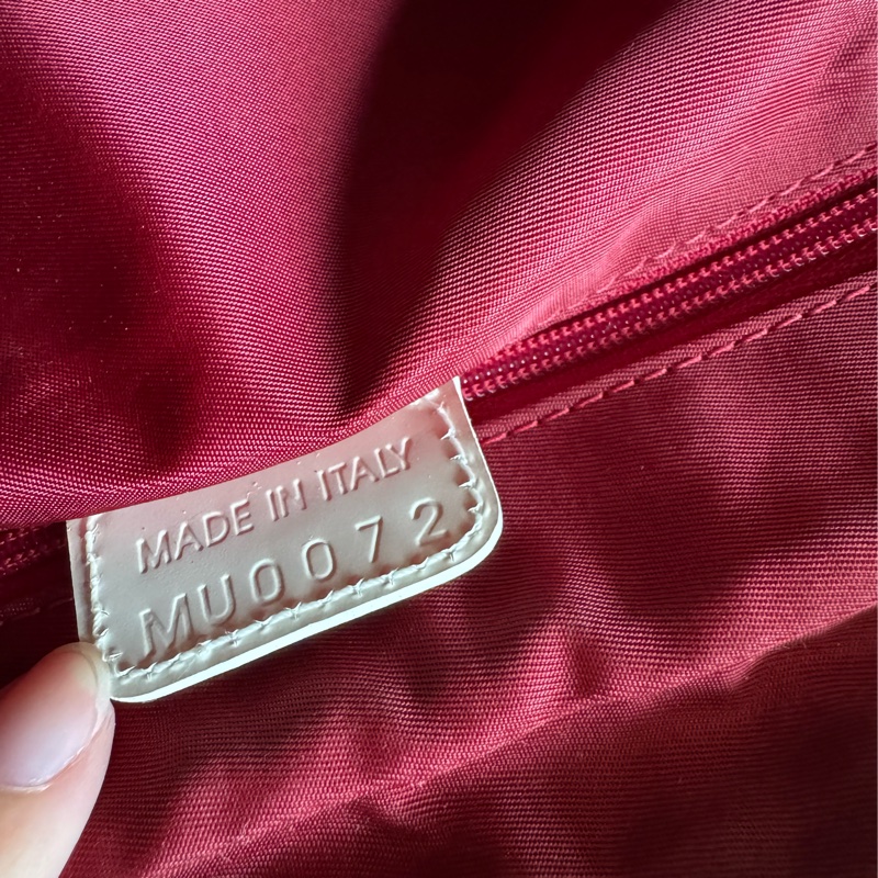 Dior 酒紅色數字老花側背包-13