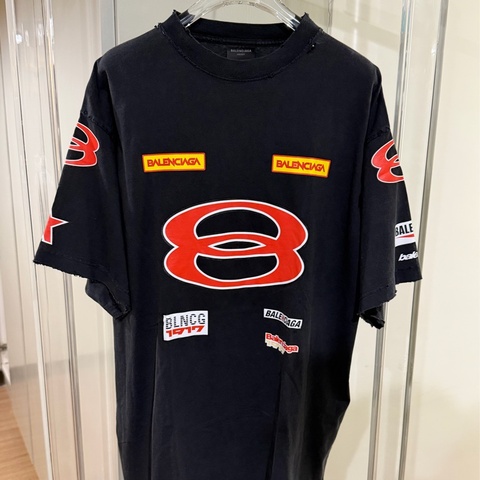 巴黎世家 新款做舊踢恤 🔥