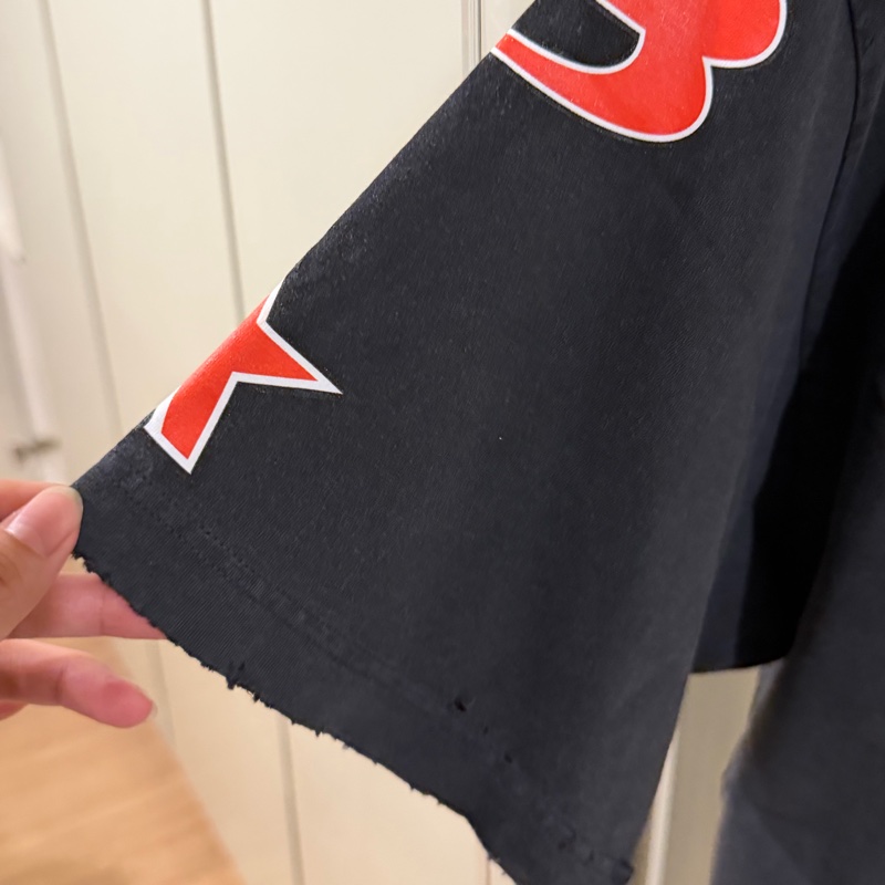 巴黎世家 新款做舊踢恤 🔥-2