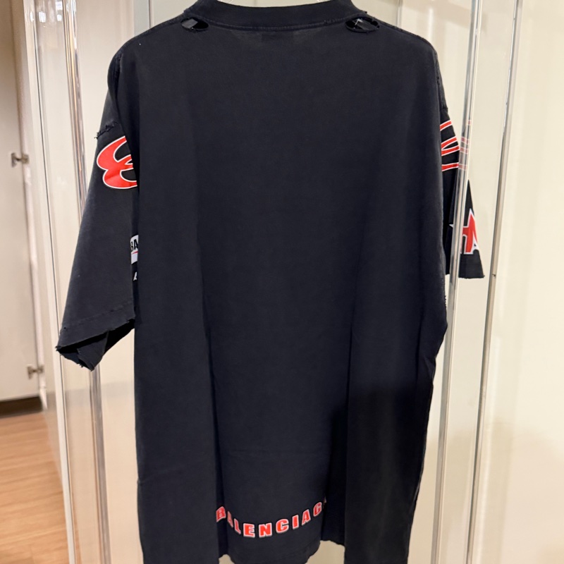 巴黎世家 新款做舊踢恤 🔥-7