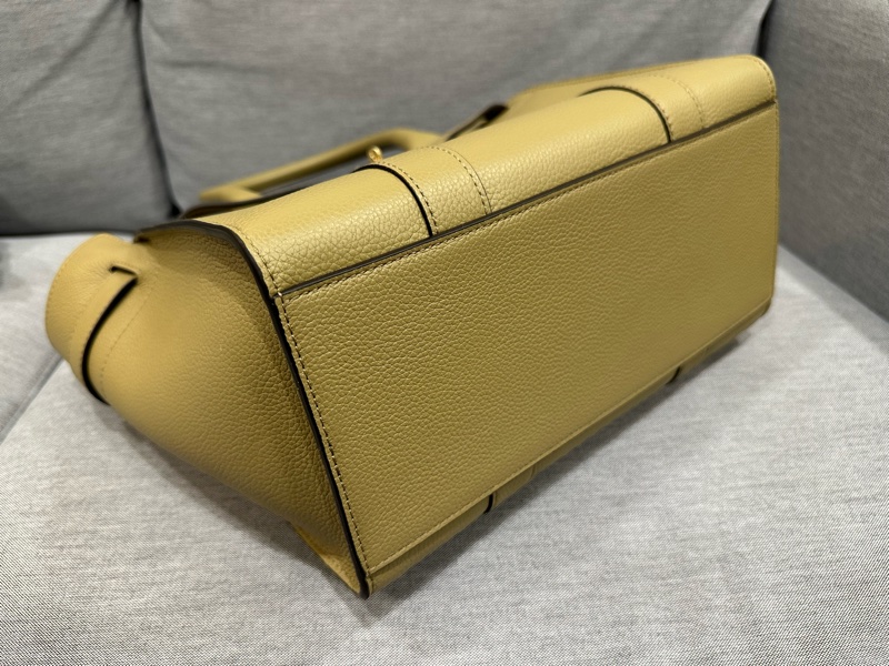 英國品牌 Mulberry Small Bayswater 橄欖綠手提包 附背帶 防塵袋-3