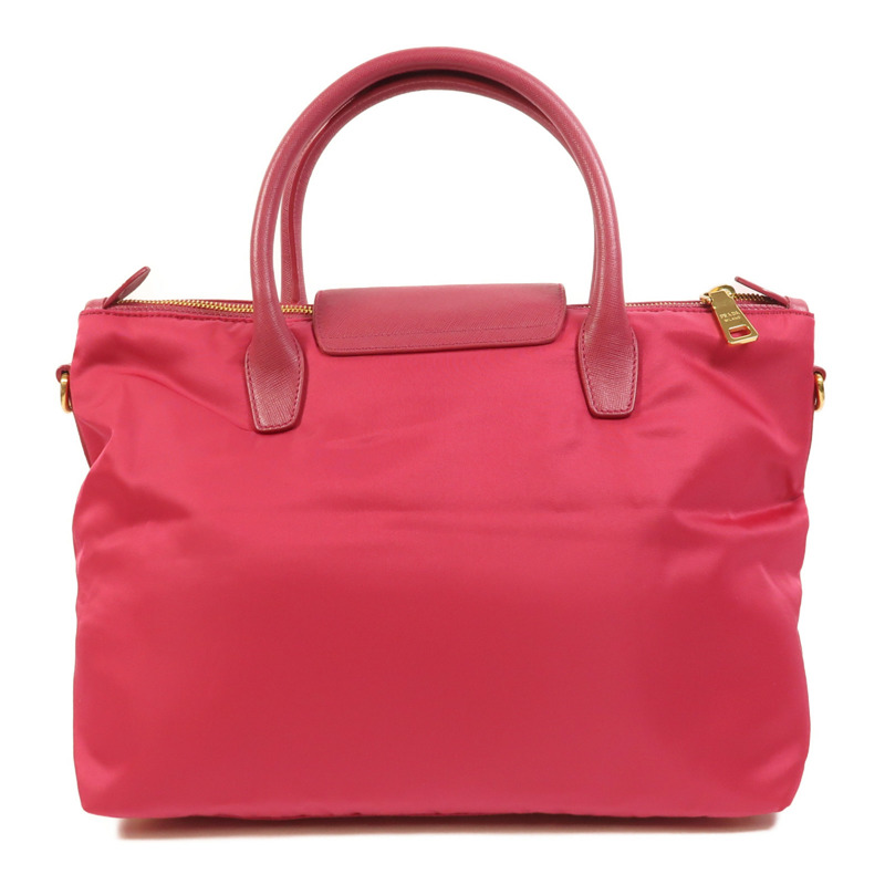 PRADA 尼龍2 Way Shoulder金扣手挽肩背兩用袋-1