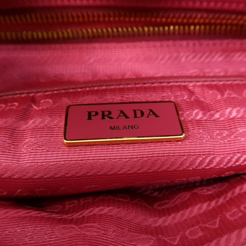 PRADA 尼龍2 Way Shoulder金扣手挽肩背兩用袋-5