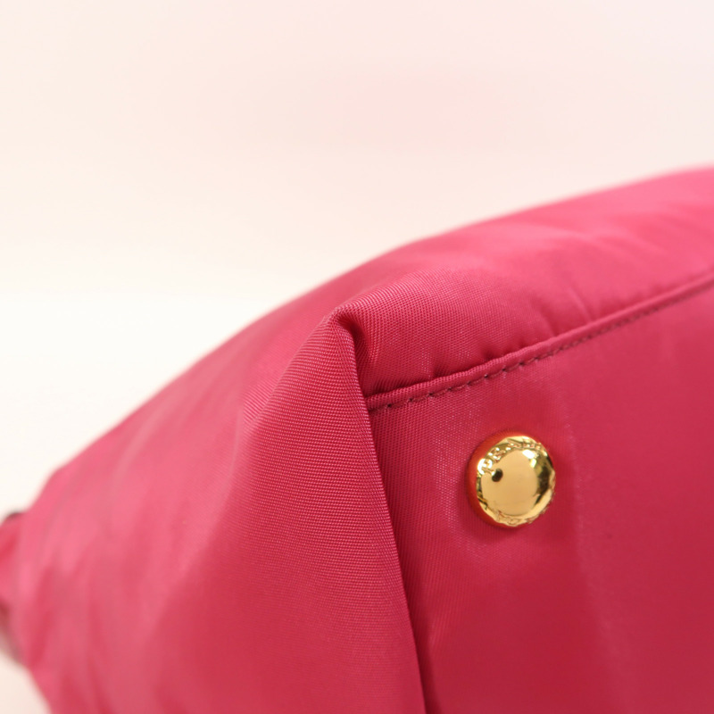 PRADA 尼龍2 Way Shoulder金扣手挽肩背兩用袋-13